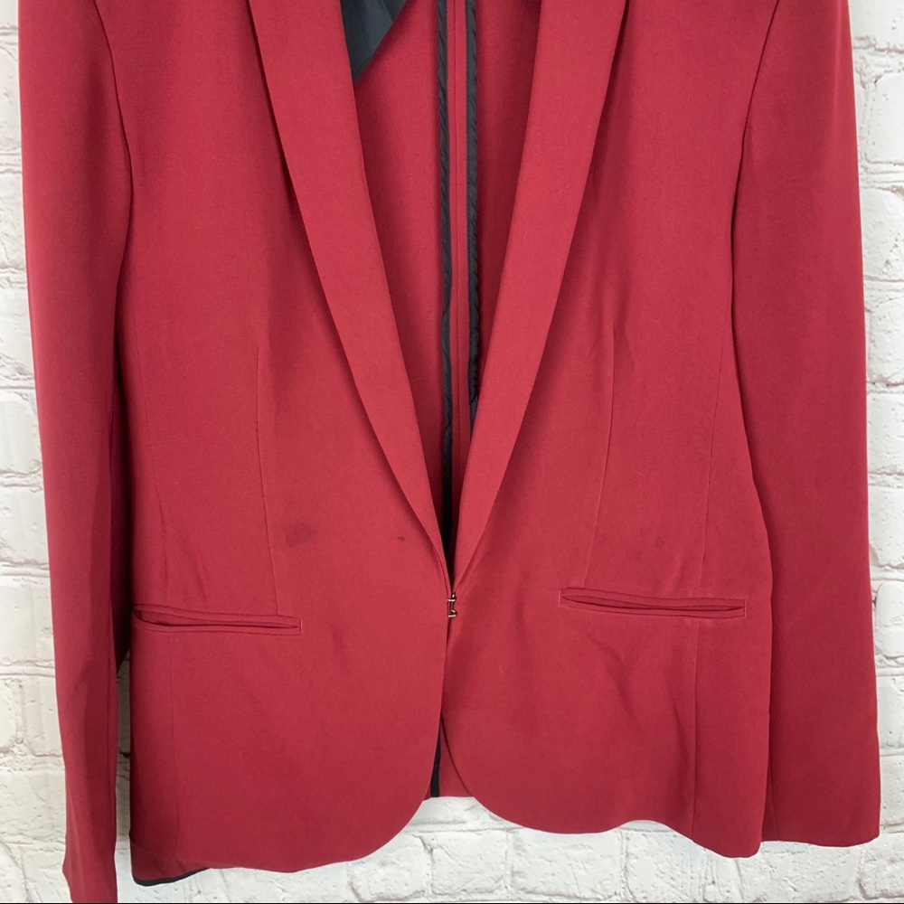 Rag & Bone Womens Blazer Store Exclusive Red 10 - Picture 5 of 6